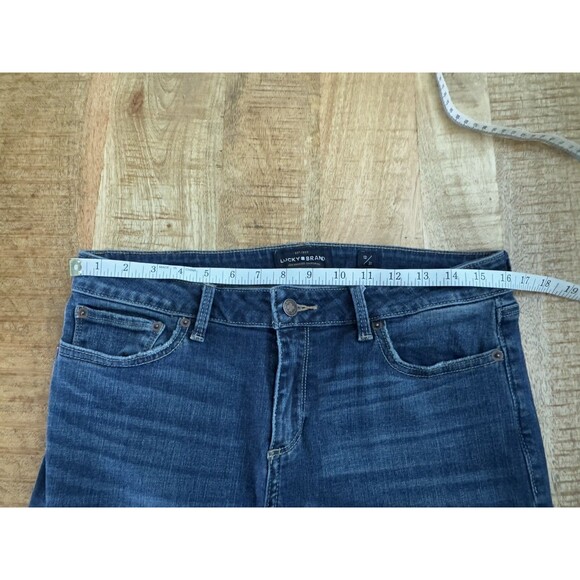 Lucky Brand Women's Lolita Crop Jeans Denim Blue Mid Rise Dark Wash 12/31 - Picture 10 of 12